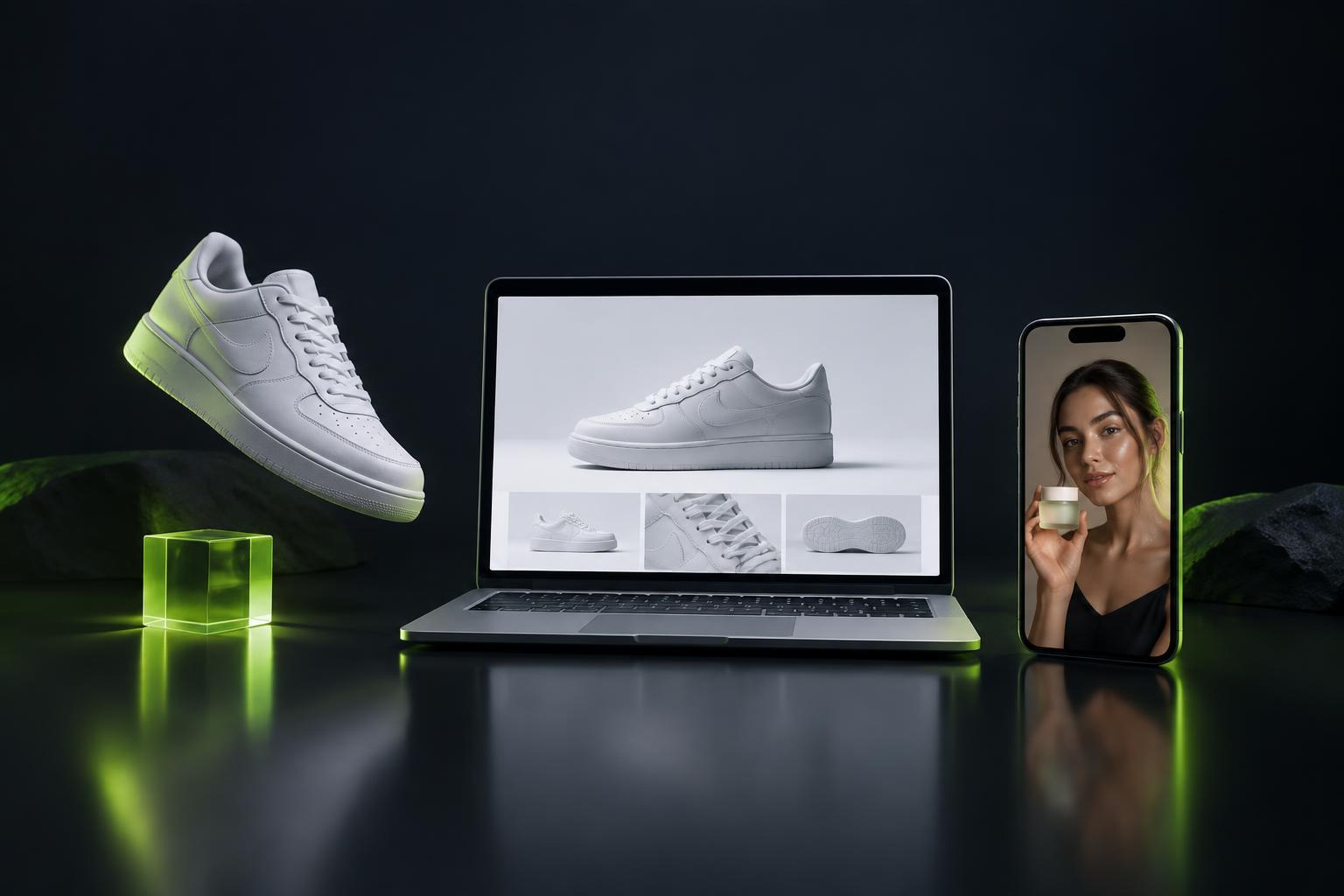 AI ecommerce store and creator video setup
